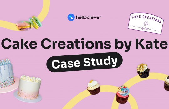 Cake Creations by Kate bakery increased sales with Hello Clever's real-time payments and instant cashback rewards